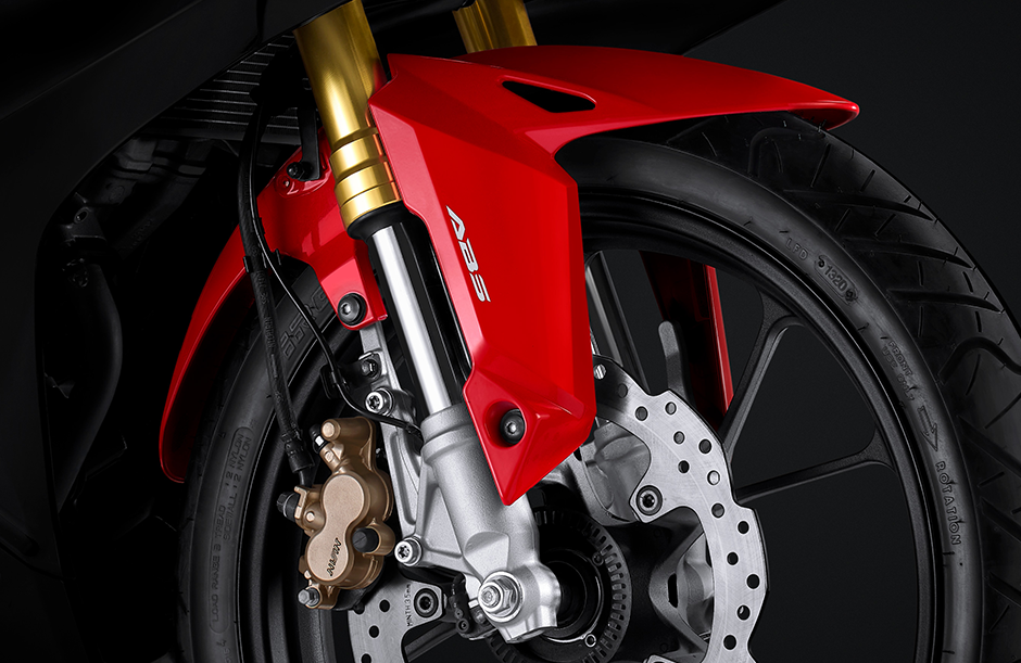 CBR150R — Giảm xóc hành trình ngược Up side down thể thao