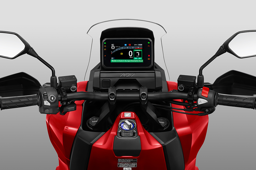 ADV350 — Ghi đông thuôn với tay bảo vệ