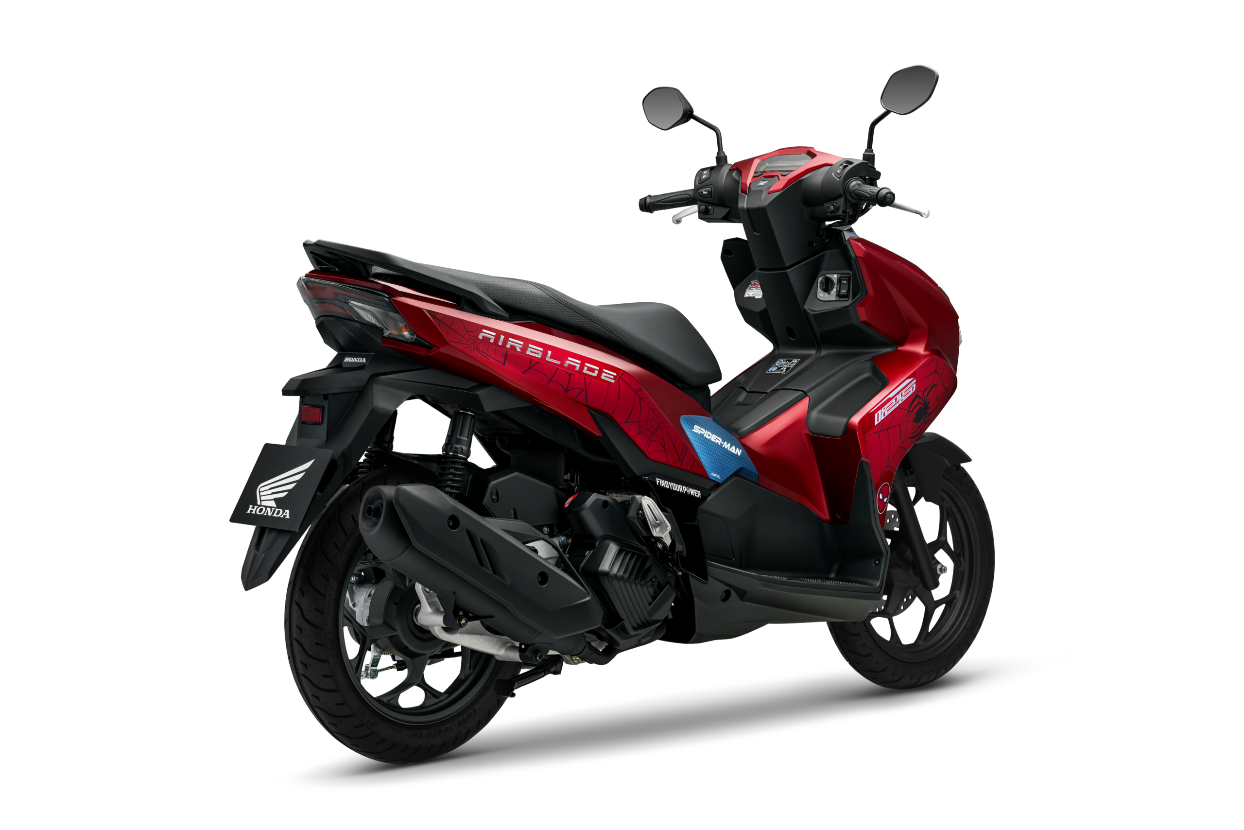 Air Blade 160/125 — Marvel Spider-Man — 2026 — màu Đỏ Đen, góc nhìn 8