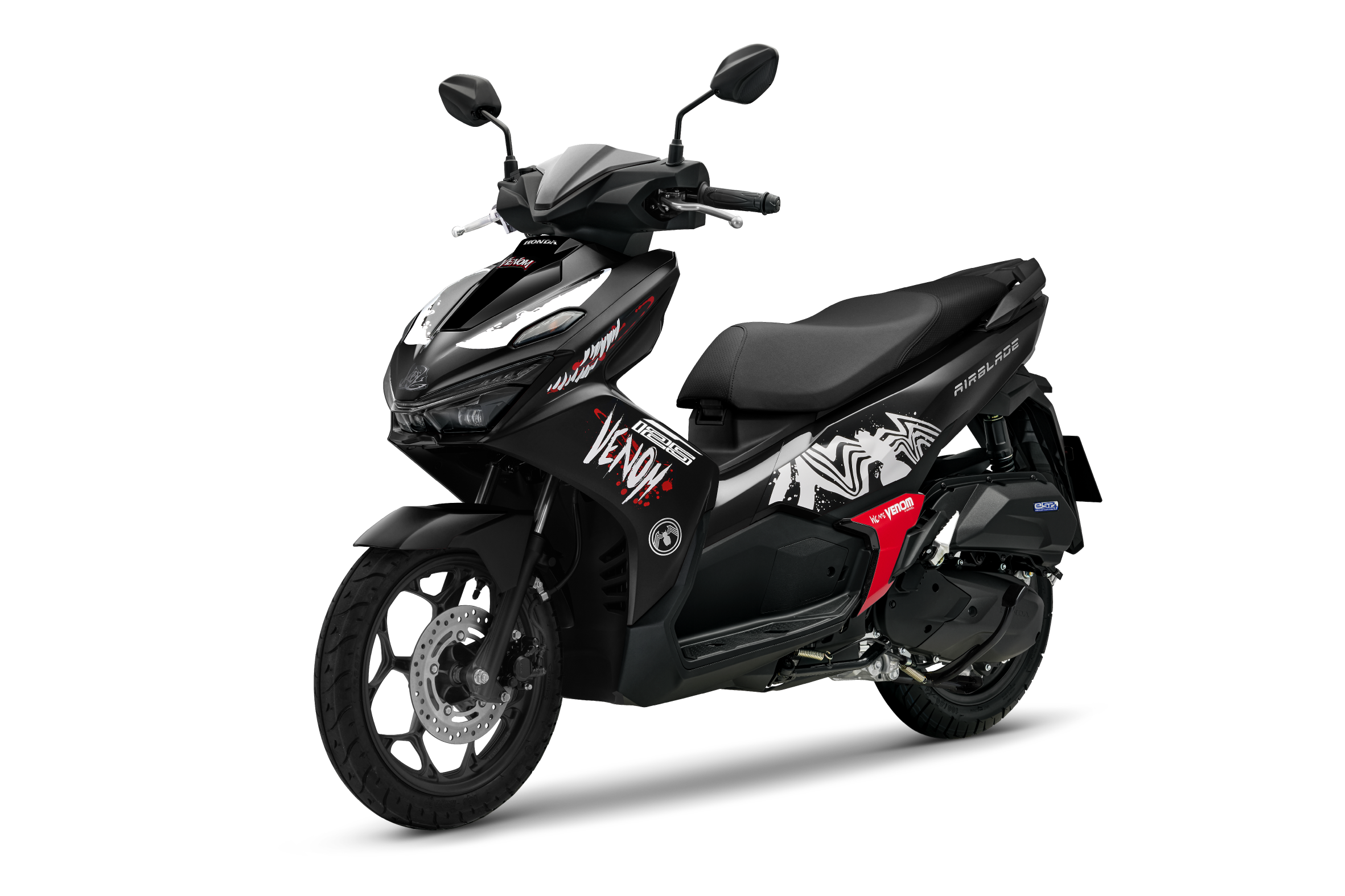 Air Blade 160/125 — Marvel Venom — 2026 — màu Đen, góc nhìn 4