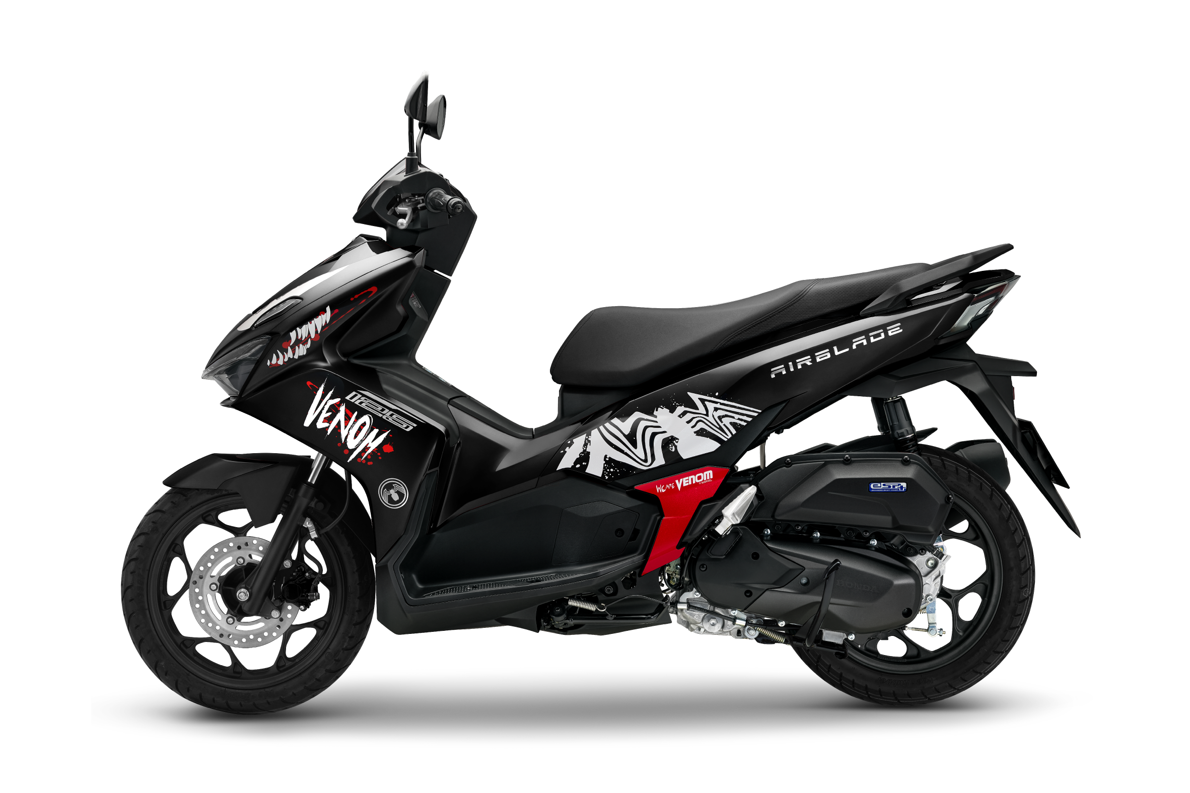 Air Blade 160/125 — Marvel Venom — 2026 — màu Đen, góc nhìn 5