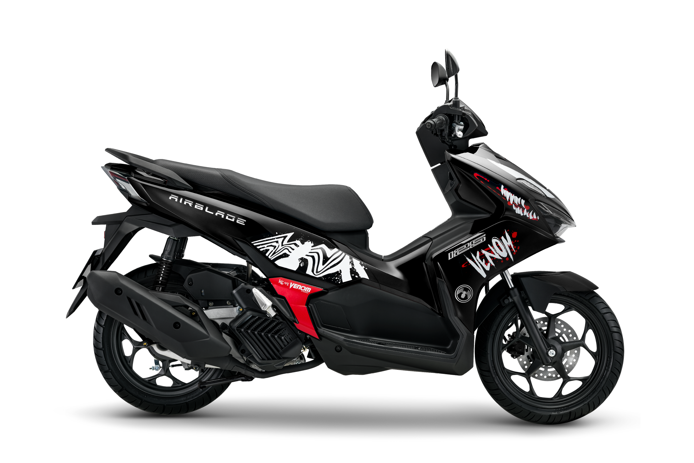 Air Blade 160/125 — Marvel Venom — 2026 — màu Đen, góc nhìn 1