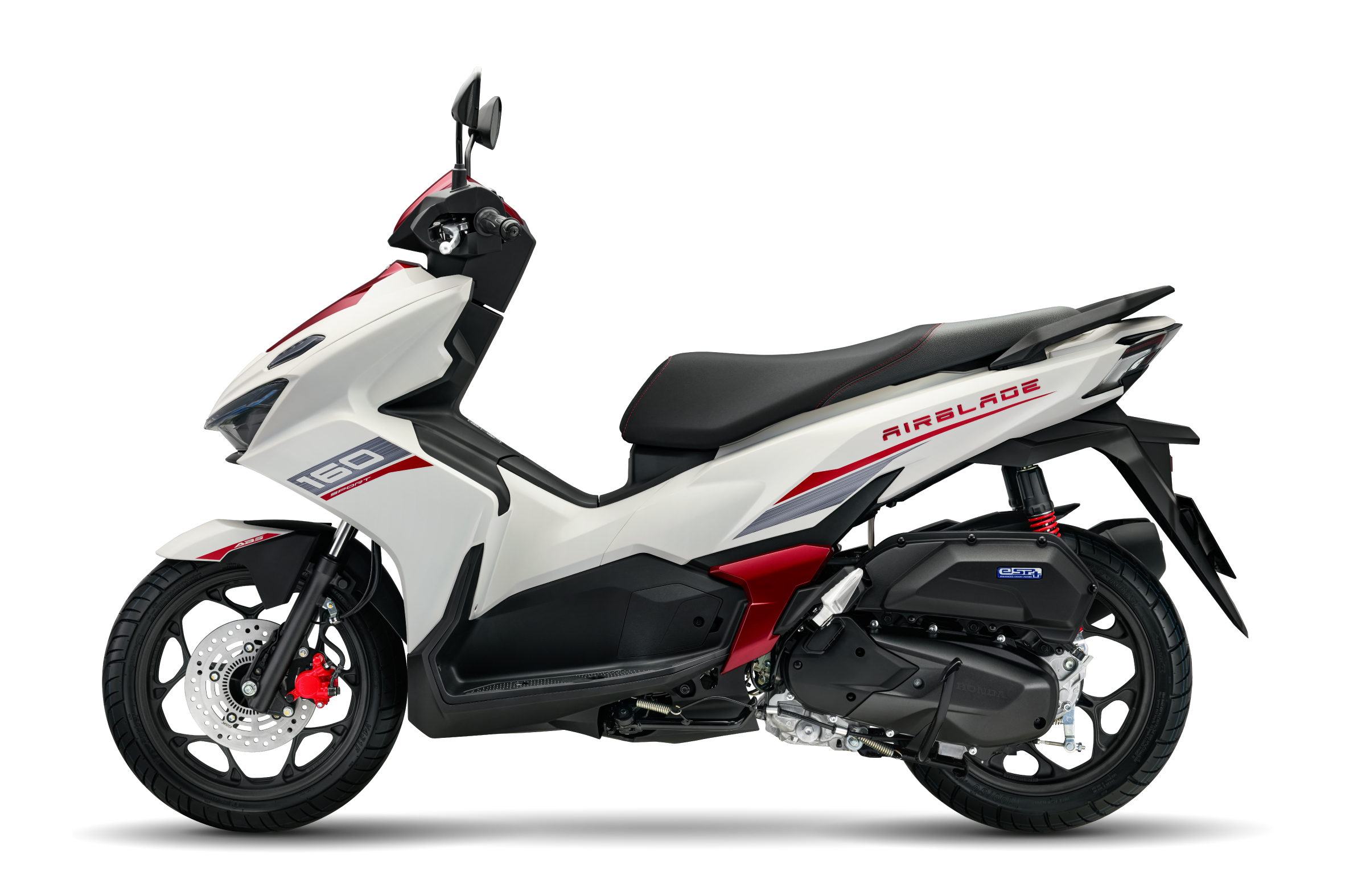 Air Blade 160/125 — 160 Thể Thao — 2026 — màu Trắng Đỏ Đen, góc nhìn 5