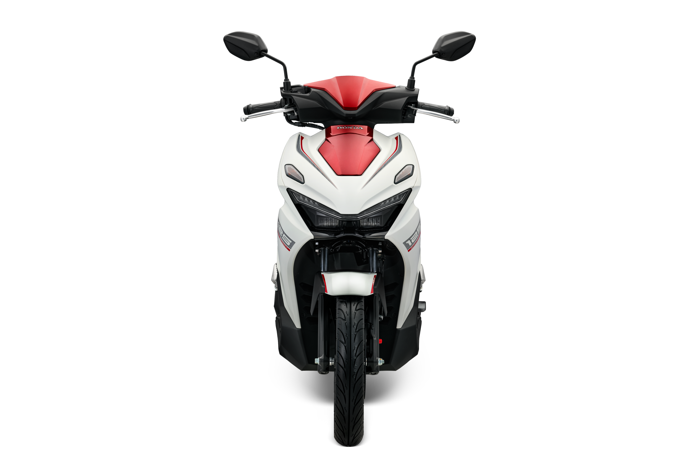 Air Blade 160/125 — 125 Thể Thao — 2026 — màu Trắng Đỏ Đen, góc nhìn 3
