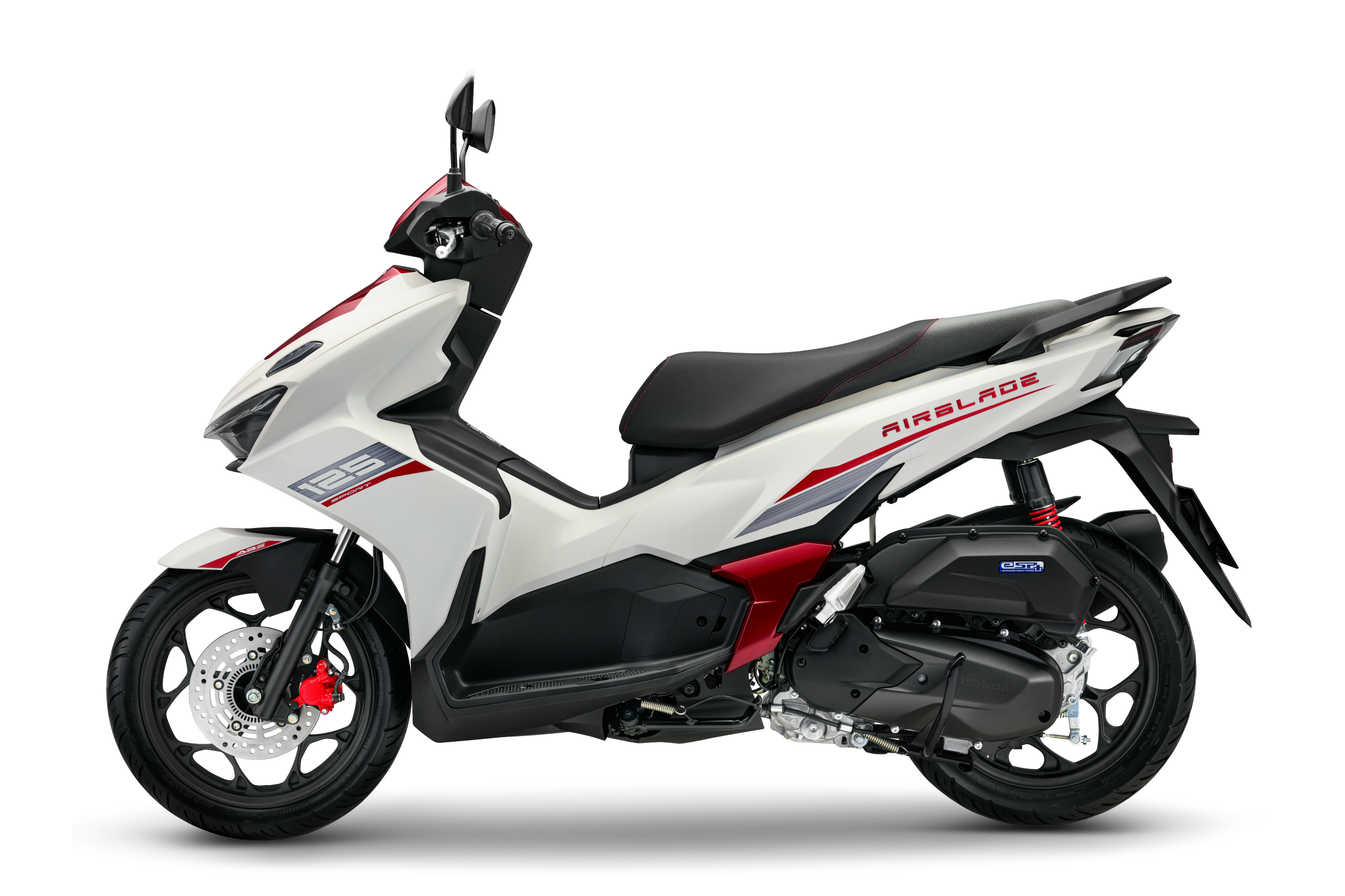Air Blade 160/125 — 125 Thể Thao — 2026 — màu Trắng Đỏ Đen, góc nhìn 5