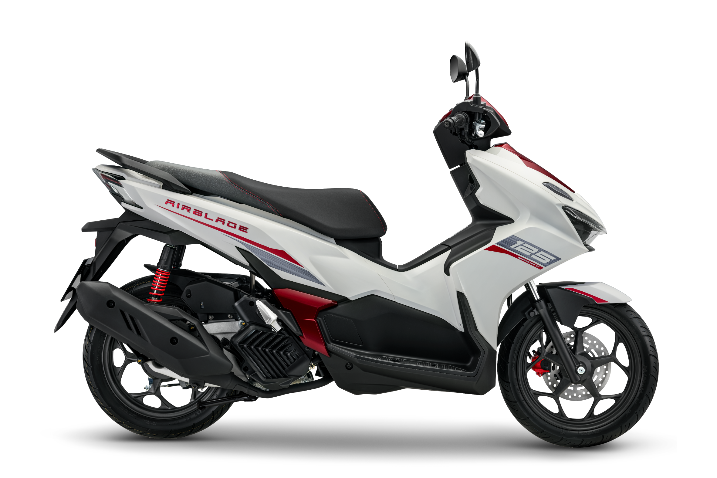 Air Blade 160/125 — 125 Thể Thao — 2026 — màu Trắng Đỏ Đen, góc nhìn 1