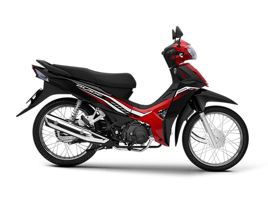 Blade 110 | Tiêu Chuẩn | 2023 — màu Đen Đỏ, góc nhìn 3
