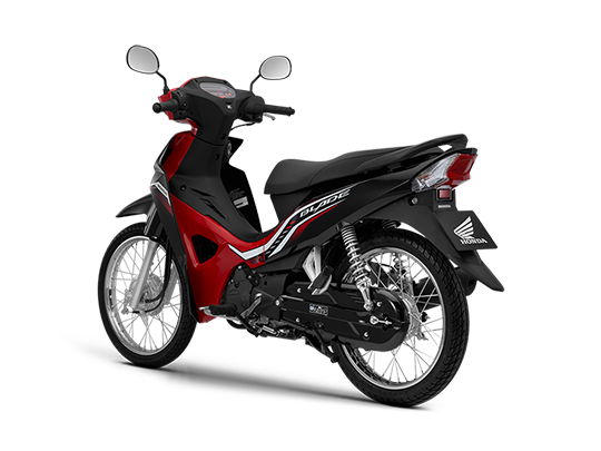 Blade 110 | Tiêu Chuẩn | 2023 — màu Đen Đỏ, góc nhìn 6