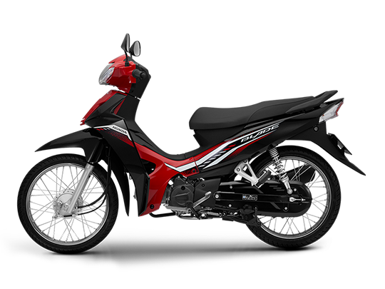 Blade 110 | Tiêu Chuẩn | 2023 — màu Đen Đỏ, góc nhìn 7