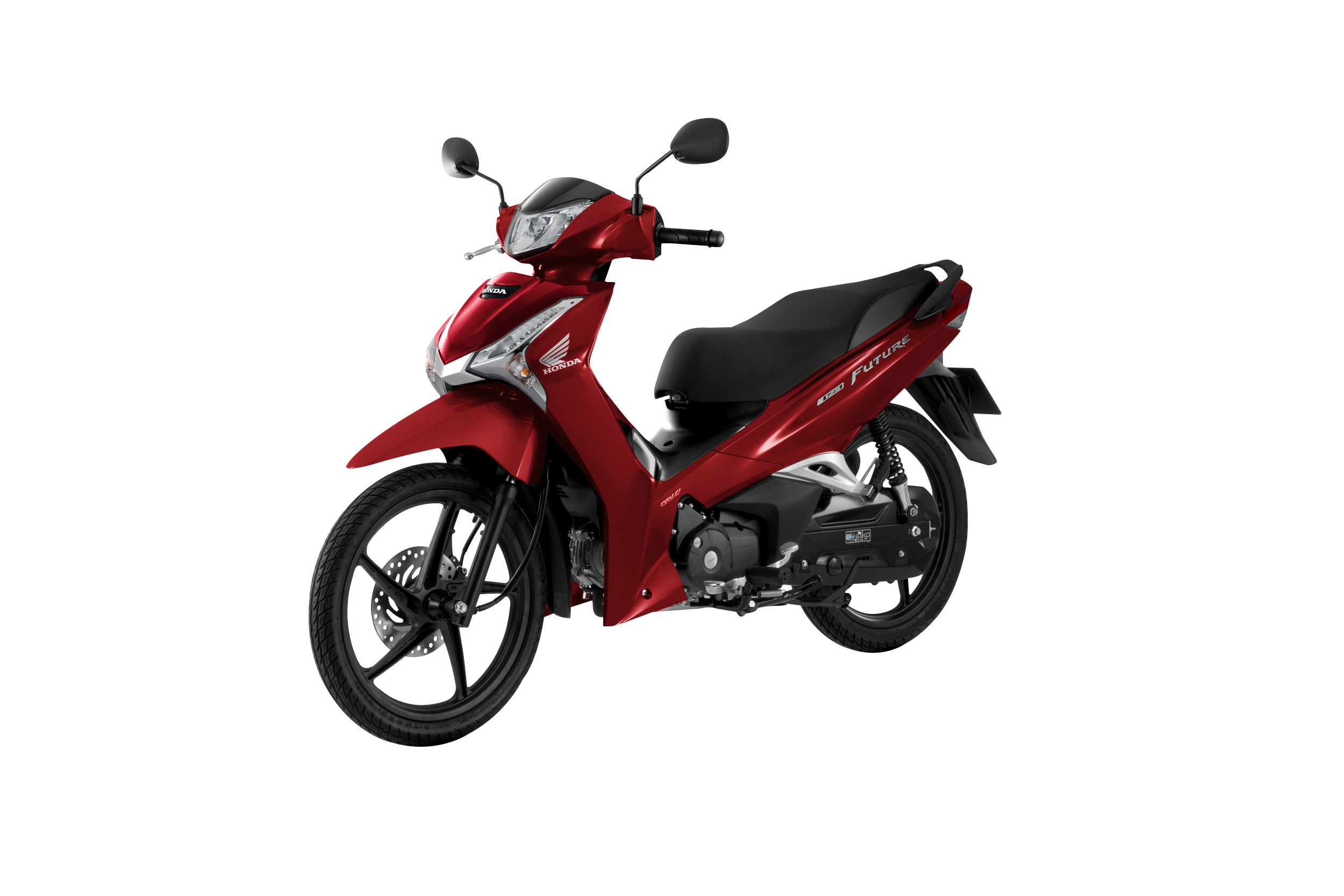 Future 125 FI — Cao cấp — 2026 — màu Đỏ đen trắng, góc nhìn 2