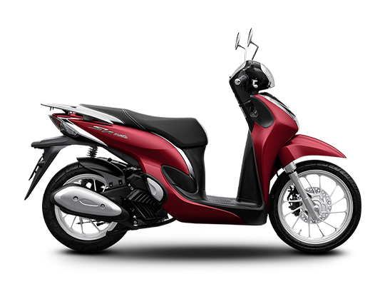 SH Mode | Cao Cấp |  2024 — màu Đỏ đen, góc nhìn 3
