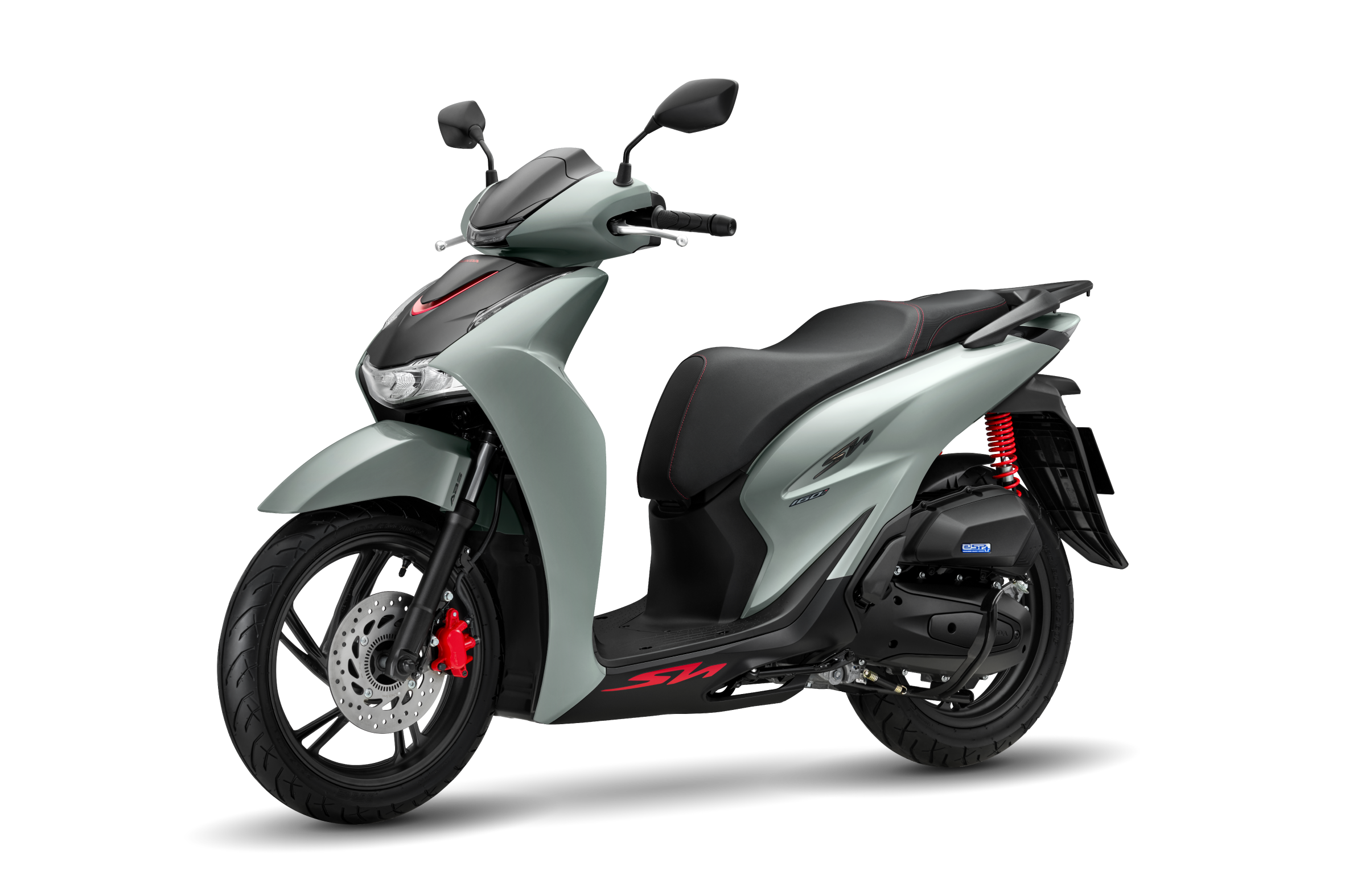 SH160i/125i — SH160i Thể Thao — 2026 — màu Xám Đen Đỏ, góc nhìn 4
