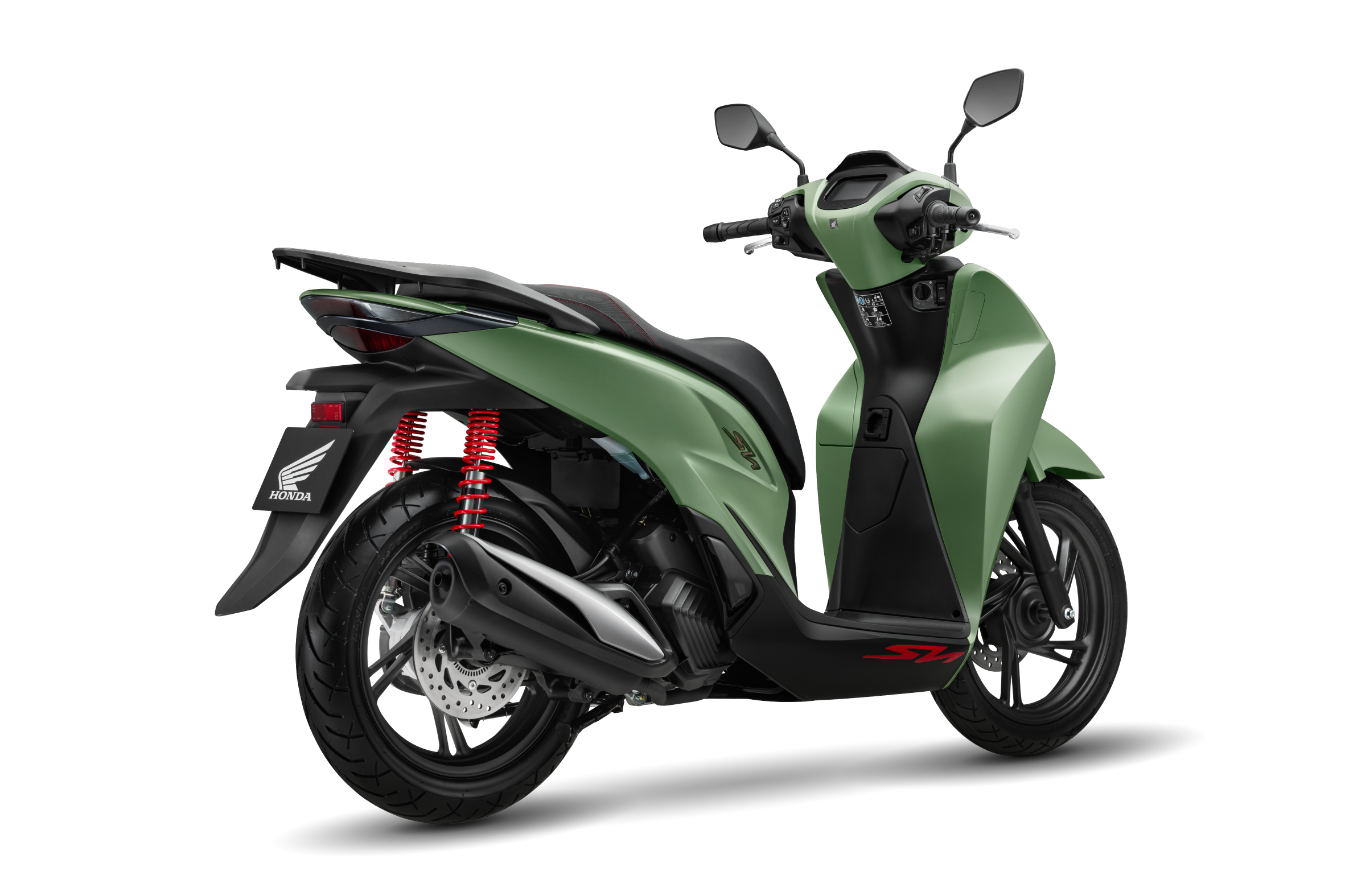 SH160i/125i — SH125i Thể Thao — 2026 — màu Xanh Đen Đỏ, góc nhìn 8