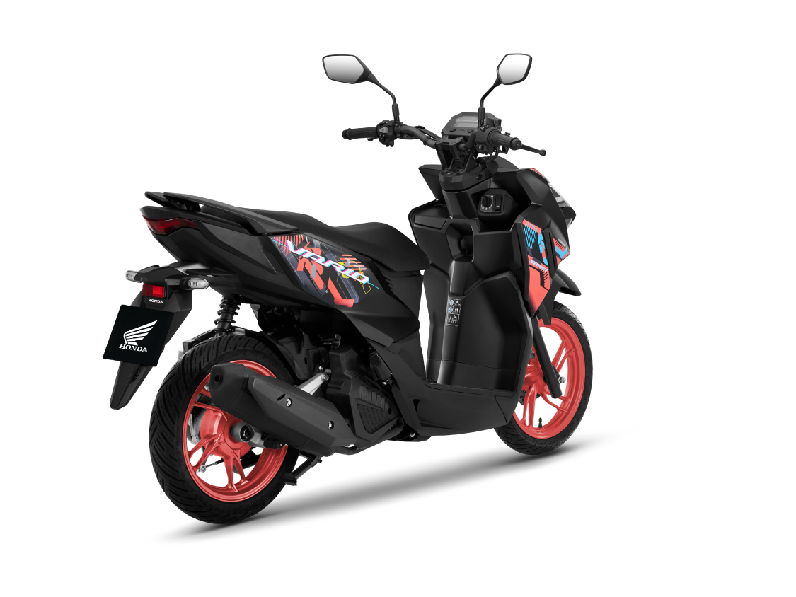 Vario 125 — Street — 2027 — màu Đen/Vành Cam, góc nhìn 6