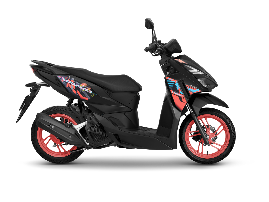 Vario 125 — Street — 2027 — màu Đen/Vành Cam, góc nhìn 7