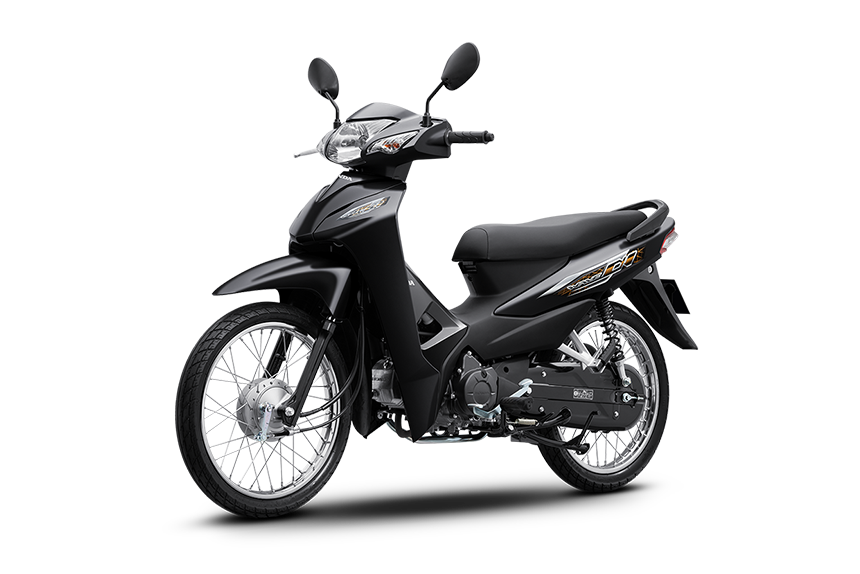 Wave Alpha 110 | Đặc Biệt | 2024 — màu Đen nhám, góc nhìn 2