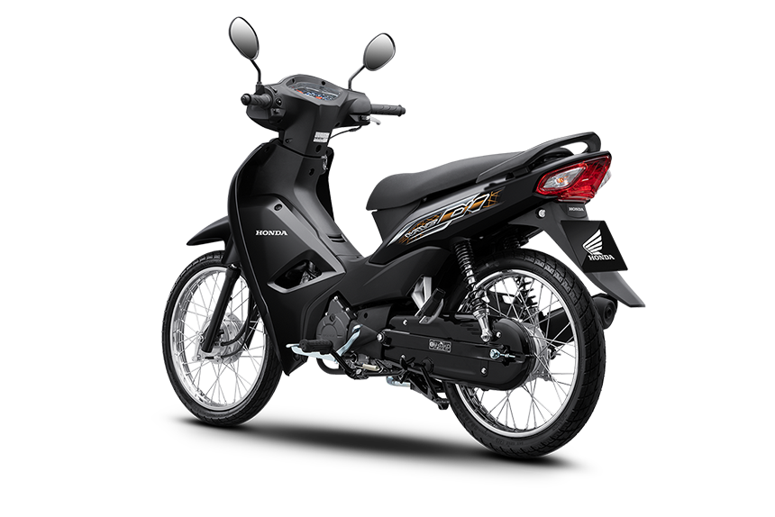 Wave Alpha 110 | Đặc Biệt | 2024 — màu Đen nhám, góc nhìn 4