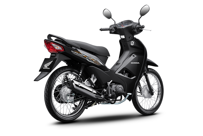 Wave Alpha 110 | Đặc Biệt | 2024 — màu Đen nhám, góc nhìn 6