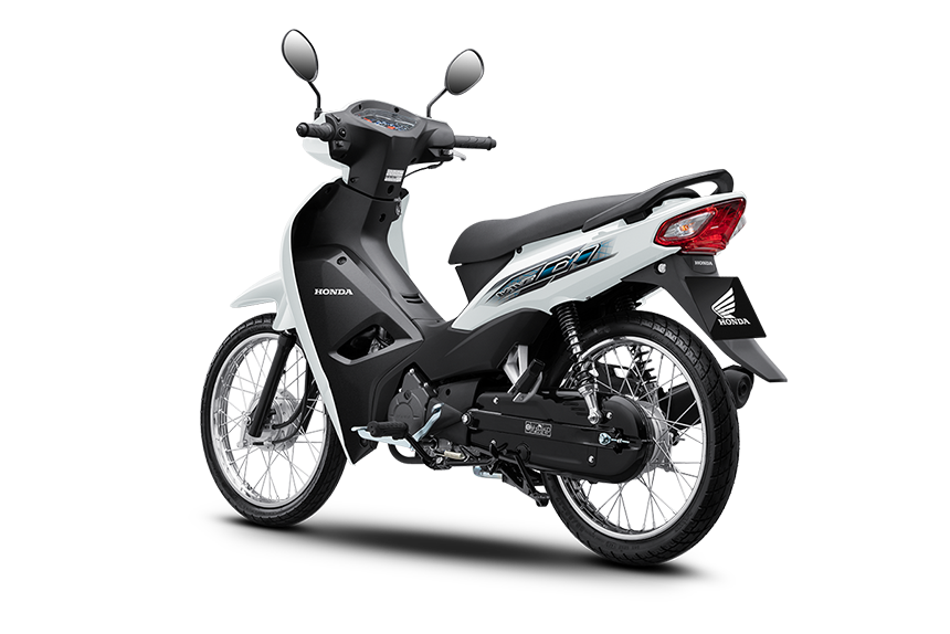 Wave Alpha 110 | Tiêu Chuẩn | 2024 — màu Trắng, góc nhìn 4