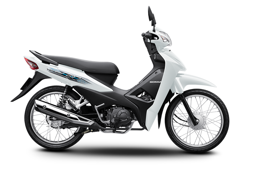 Wave Alpha 110 | Tiêu Chuẩn | 2024 — màu Trắng, góc nhìn 7