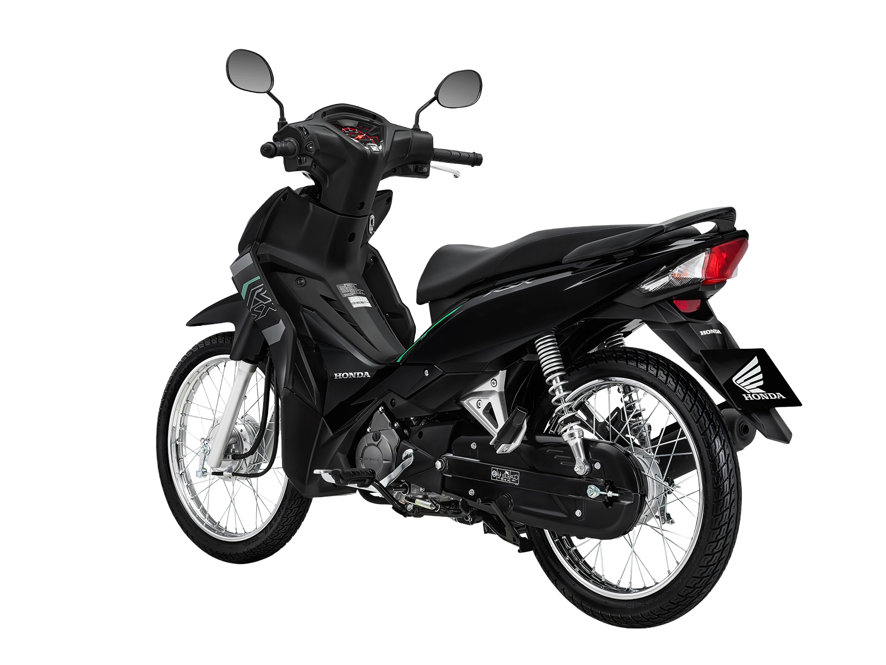 Wave RSX FI 110 | Tiêu Chuẩn | 2024 — màu Đen, góc nhìn 6
