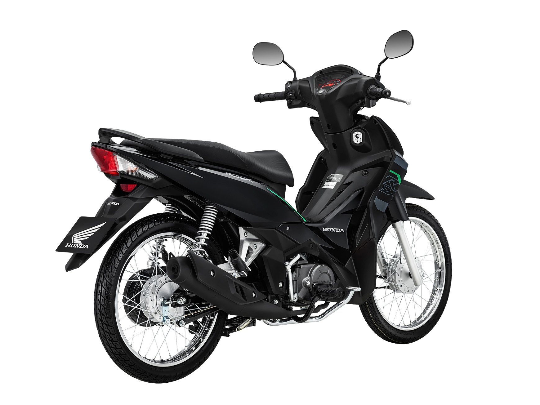 Wave RSX FI 110 | Tiêu Chuẩn | 2024 — màu Đen, góc nhìn 8