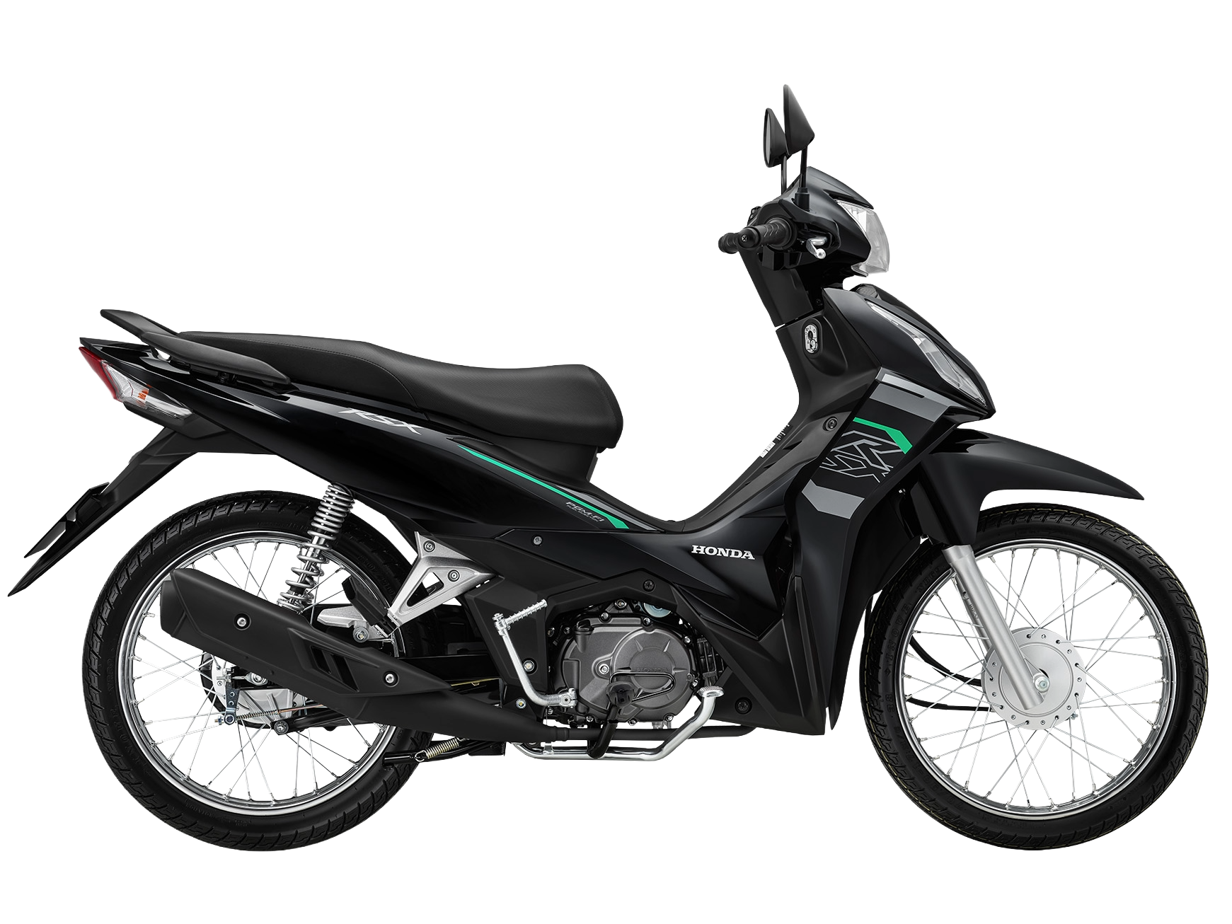 Wave RSX FI 110 | Tiêu Chuẩn | 2024 — màu Đen, góc nhìn 1