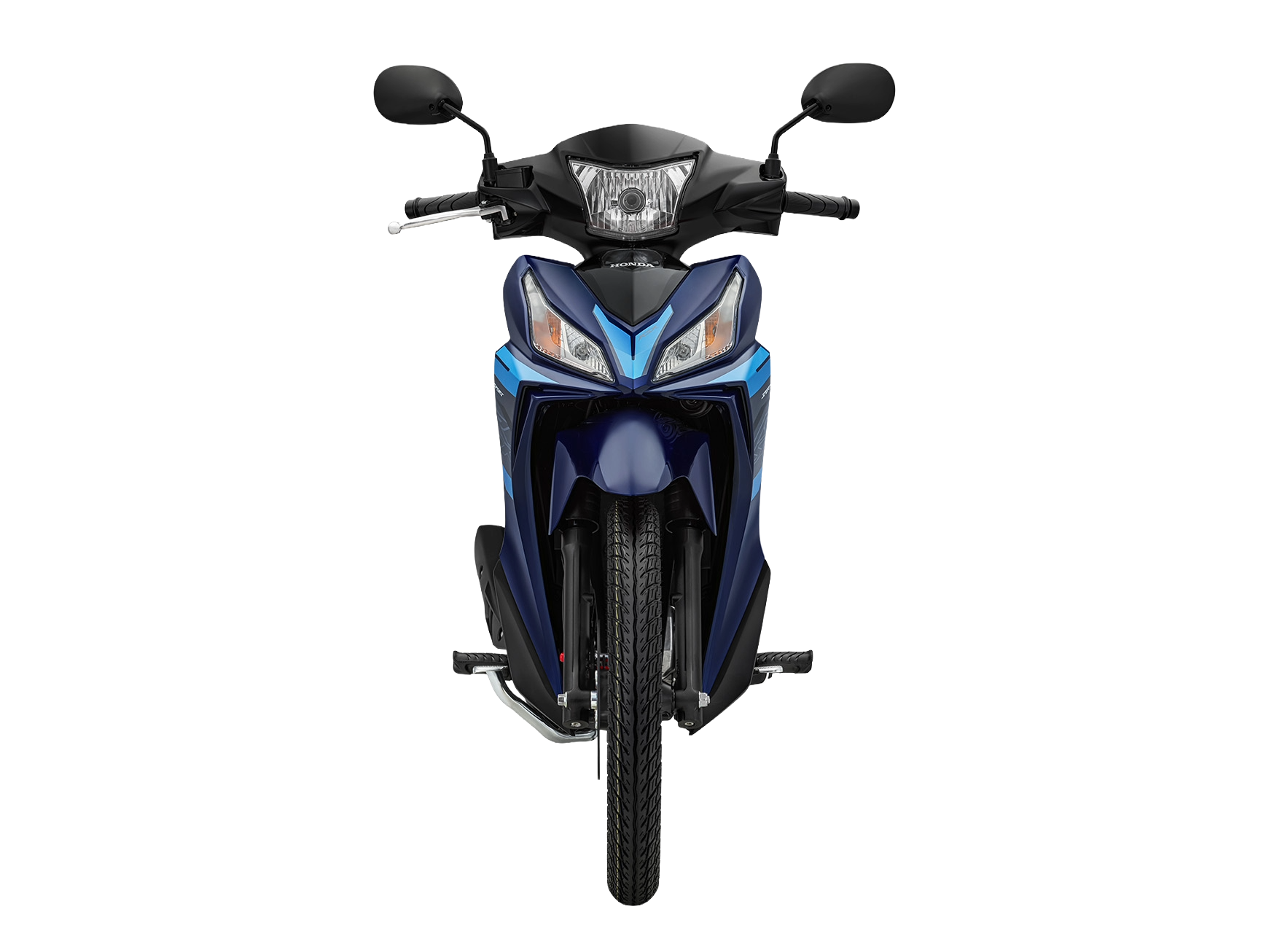 Wave RSX FI 110 | Thể Thao | 2024 — màu Xanh đen, góc nhìn 3