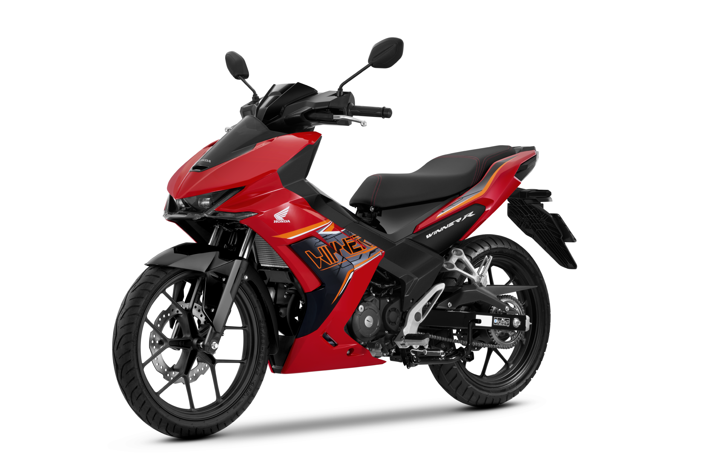 WINNER R — Tiêu Chuẩn — 2026 — màu Đỏ Đen, góc nhìn 2